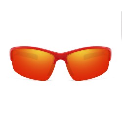 Men's HD Polarized Colorful Film Anti-UV Sunglasses Fishing Riding Driving Sports Sun Glasses Windproof Special-shaped Eyewear