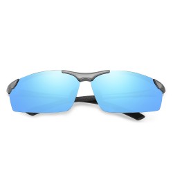 Aluminum Magnesium UV400 Protection Men‘s HD Polarized Sunglasses Simple Popular Cycling Fishing Sports Driving Glasses Shades