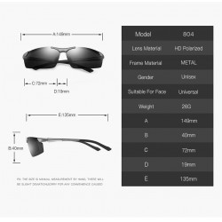 Aluminum Magnesium UV400 Protection Men‘s HD Polarized Sunglasses Simple Popular Cycling Fishing Sports Driving Glasses Shades