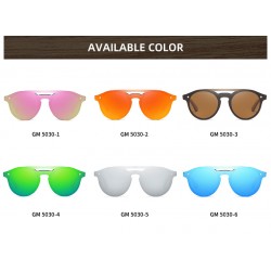 Bamboo Wooden Legs PC Frame One-piece Full Lens HD Polarized Sunglasses Colorful Unisex Anti-UV Best Running Fishing Sunglasses