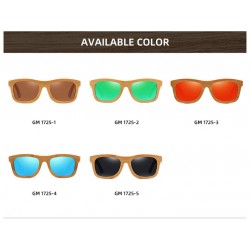 Natural Material Bamboo Wood One-Pieces Frame Unisex HD Polarized Sunglasses Anti-UV Men Best Cycling Sports Stylish Sunglasses