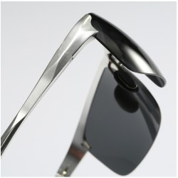 Aluminium Magnesium HD Polarized Anti UV400 Men Fishing Sunglasses Sports Special-shaped Glasses Dust-Proof Colorful Eyewear