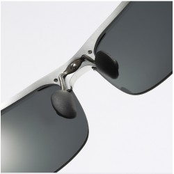 Aluminium Magnesium HD Polarized Anti UV400 Men Fishing Sunglasses Sports Special-shaped Glasses Dust-Proof Colorful Eyewear