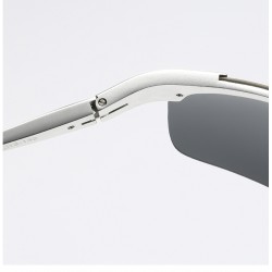 Aluminium Magnesium HD Polarized Anti UV400 Men Fishing Sunglasses Sports Special-shaped Glasses Dust-Proof Colorful Eyewear