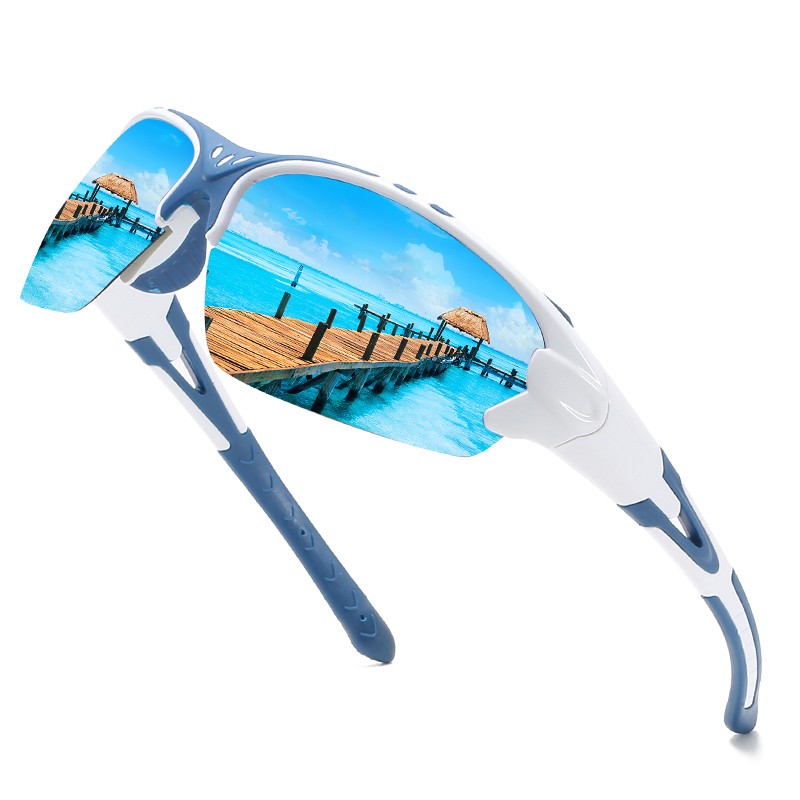 Unisex Anti-UV 400 HD Polarized Sunglasses Men Women Colorful Fishing Cycling Windproof Glasses Youth Outdoor Sports Eyeglasses