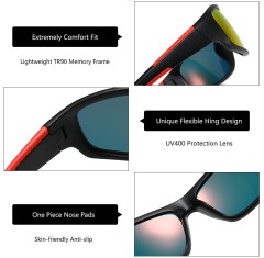New Hot 100% UV400 Protection Lightweight Men Women HD Polarized Best Fishing Sunglasses Driving Eyeglasses Sport Glasses Goggle