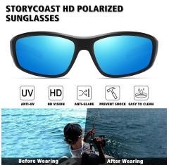 New Hot 100% UV400 Protection Lightweight Men Women HD Polarized Best Fishing Sunglasses Driving Eyeglasses Sport Glasses Goggle
