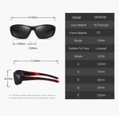 New Hot 100% UV400 Protection Lightweight Men Women HD Polarized Best Fishing Sunglasses Driving Eyeglasses Sport Glasses Goggle