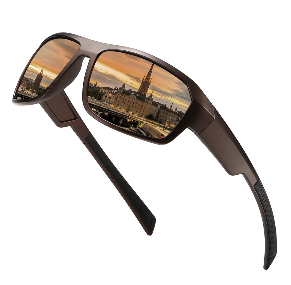 New 100% UV400 Protection Lightweight Men HD Polarized Best Fishing Sunglasses Driving Eyeglasses Outdoors Sport Glasses Goggle