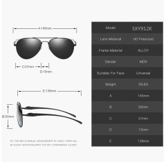 Leopard Head Shape Glasses Legs Men's HD Polarized Sunglasses UV Protection Youth Best Travel Driving Colorful Eyeglasses Shades