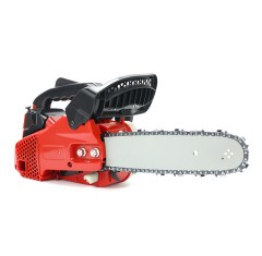 12 Inch Guide Bar 25cc Top Handle Small Gasoline Chainsaw 0.7kw 2-Stroke Portable Chain Saw Cutting Firewood Bamboo for Family