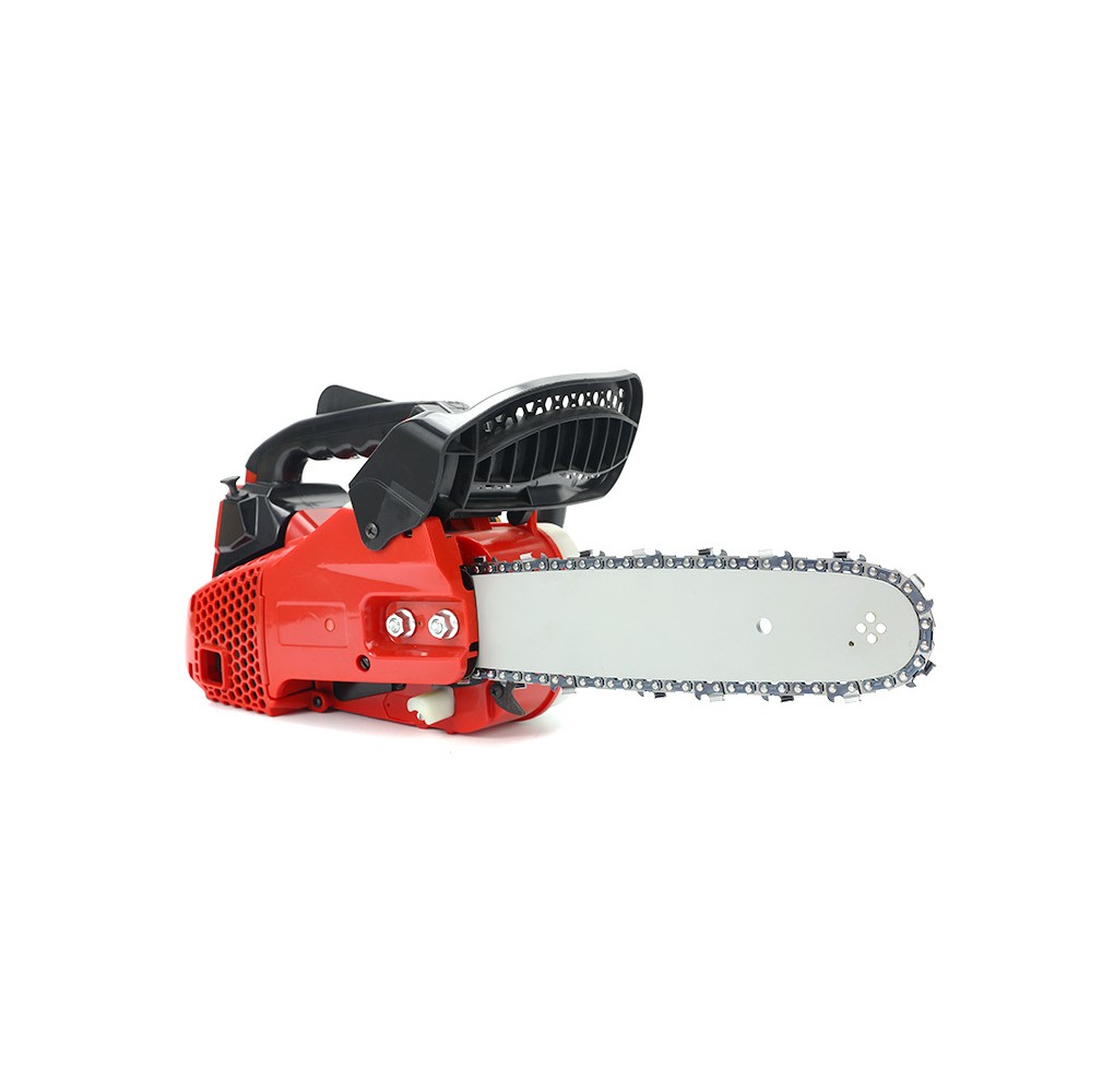12 Inch Guide Bar 25cc Top Handle Small Gasoline Chainsaw 0.7kw 2-Stroke Portable Chain Saw Cutting Firewood Bamboo for Family