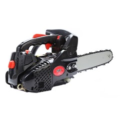12 Inch Guide Bar 25cc Top Handle Small Gasoline Chainsaw Family 0.7kw 2-Stroke Portable Chain Saw Cutting Firewood Bamboo Black