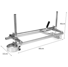 24" 36" 48" Heavy Duty Portable Chainsaw Mill Stainless Steel and Aluminum Planking Milling Bar Size Cutting Milling