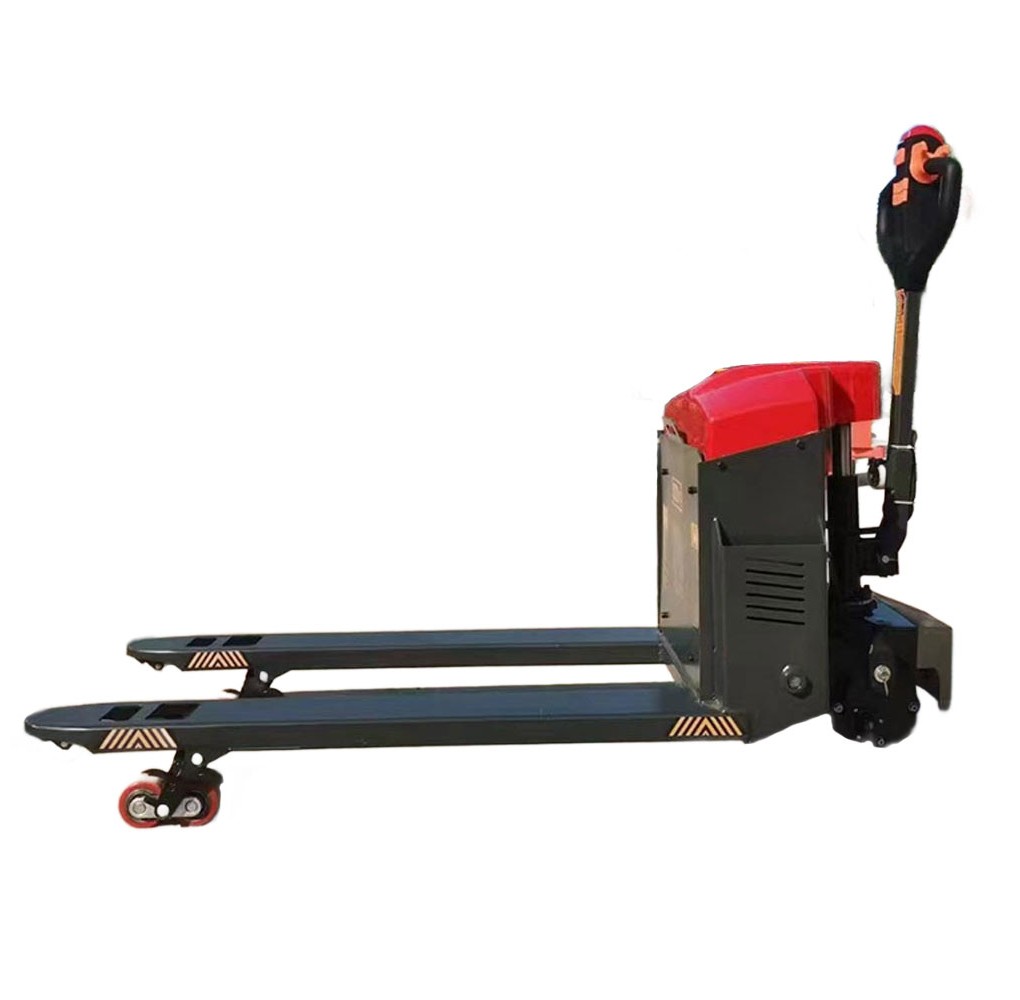 3300lbs to 6600lbs Load Capacity Full Electric Pallet Jack Maximum Adjustable Forks Height 8.66"