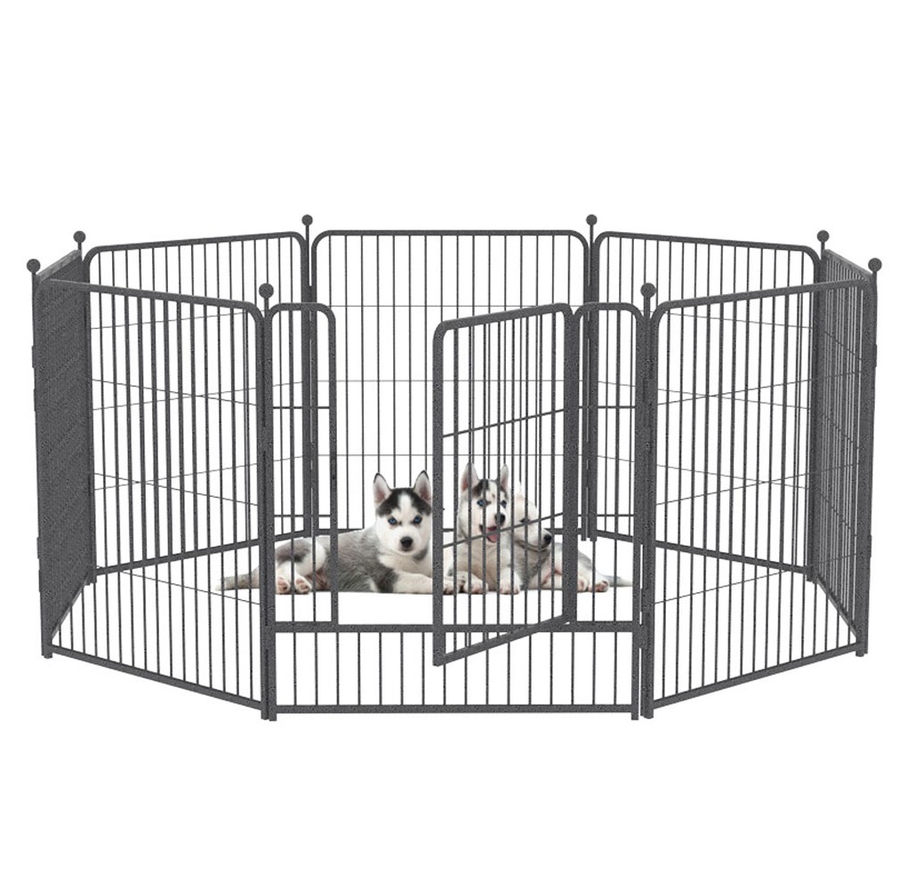 Dog Playpen Crate Extra Large Heavy Duty Indoor Outdoor Back Front Yard Cage Fencing Doggie Rabbit Cats Outside Exercise Pen