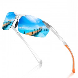 Aluminum Magnesium Frame High-end Unisex Anti-UV HD Polarized Sunglasses Men Best Fishing Running Sports Sunglasses Youth Shades