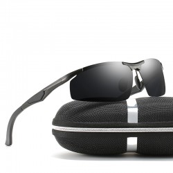 100% UV Protection Aluminum Magnesium Men HD Polarized Sunglasses Popular Handsome Cycling Fishing Sports Driving Glasses Shades