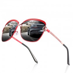 Women's Fashion HD Polarized Sunglasses Ladies Classic Colorful Sunglasses Big Frame Fishing Driving Eyeglasses
