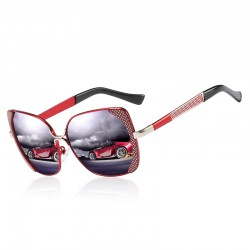 Casual Women's HD Polarized Sunglasses Ladies Classic Frame Colorful Sunglasses Riding Driving Glasses