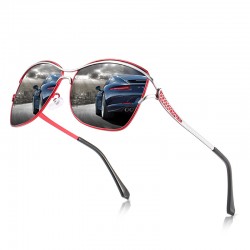 Women's HD Polarized Sunglasses Ladies Classic Big Frame Colorful Sunglasses Travel Driving Glasses