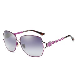 Jade Style Nose Pad Women's HD Polarized Sunglasses Ladies Classic Colorful Glasses Travel Driving Eyeglasses