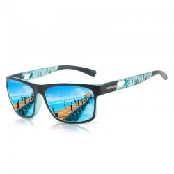 Unisex Colorful Glasses Legs Anti-UV HD Polarized Sunglasses Youth Best Fishing Running Sports Sunglasses PC Frame Resin Lens
