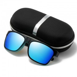 Unisex Colorful Glasses Legs Anti-UV HD Polarized Sunglasses Youth Best Fishing Running Sports Sunglasses PC Frame Resin Lens