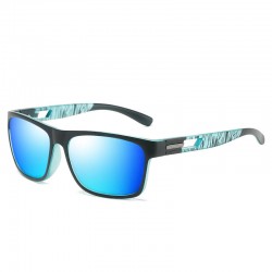 Unisex Colorful Glasses Legs Anti-UV HD Polarized Sunglasses Youth Best Fishing Running Sports Sunglasses PC Frame Resin Lens