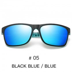 Unisex Colorful Glasses Legs Anti-UV HD Polarized Sunglasses Youth Best Fishing Running Sports Sunglasses PC Frame Resin Lens
