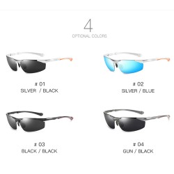 Aluminum Magnesium Frame High-end Unisex Anti-UV HD Polarized Sunglasses Men Best Fishing Running Sports Sunglasses Youth Shades