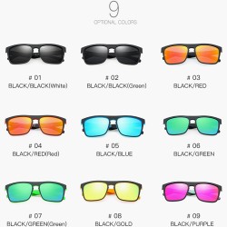 100% UV Protection Unisex HD Polarized Sunglasses Men Women Casual Sports Travel Driving Eyeglasses PC Frame Resin Lens Glasses
