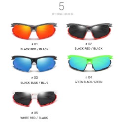 Anti UV Men Women Irregular Shape Lenses Sunglasses Unisex HD Polarized Sports Sunglasses Fishing Cycling Driving Eyeglasses
