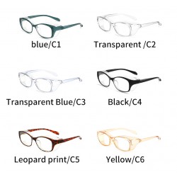 Blue Light Block Women TR90 Transparent Frame PC Lens Anti-blue Anti-fog Anti-pollen Glasses Dust Goggles Square Eyeglasses