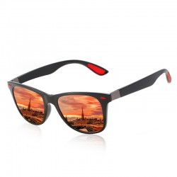 Men's HD Polarized Sunglasses Women TR90 Frame Fashion Wear Fishing Colorful Classic Retro Eyeglasses Square Sun Glasses Shades