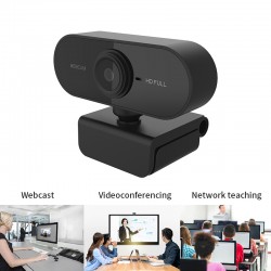 1080p HD Webcam with Mic 30FPS Full USB Web camera for Computer PC Laptop Desktop Conference Study Video Calling Live Streaming