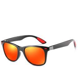 Men's HD Polarized Sunglasses Women TR90 Frame Fashion Wear Fishing Colorful Classic Retro Eyeglasses Square Sun Glasses Shades